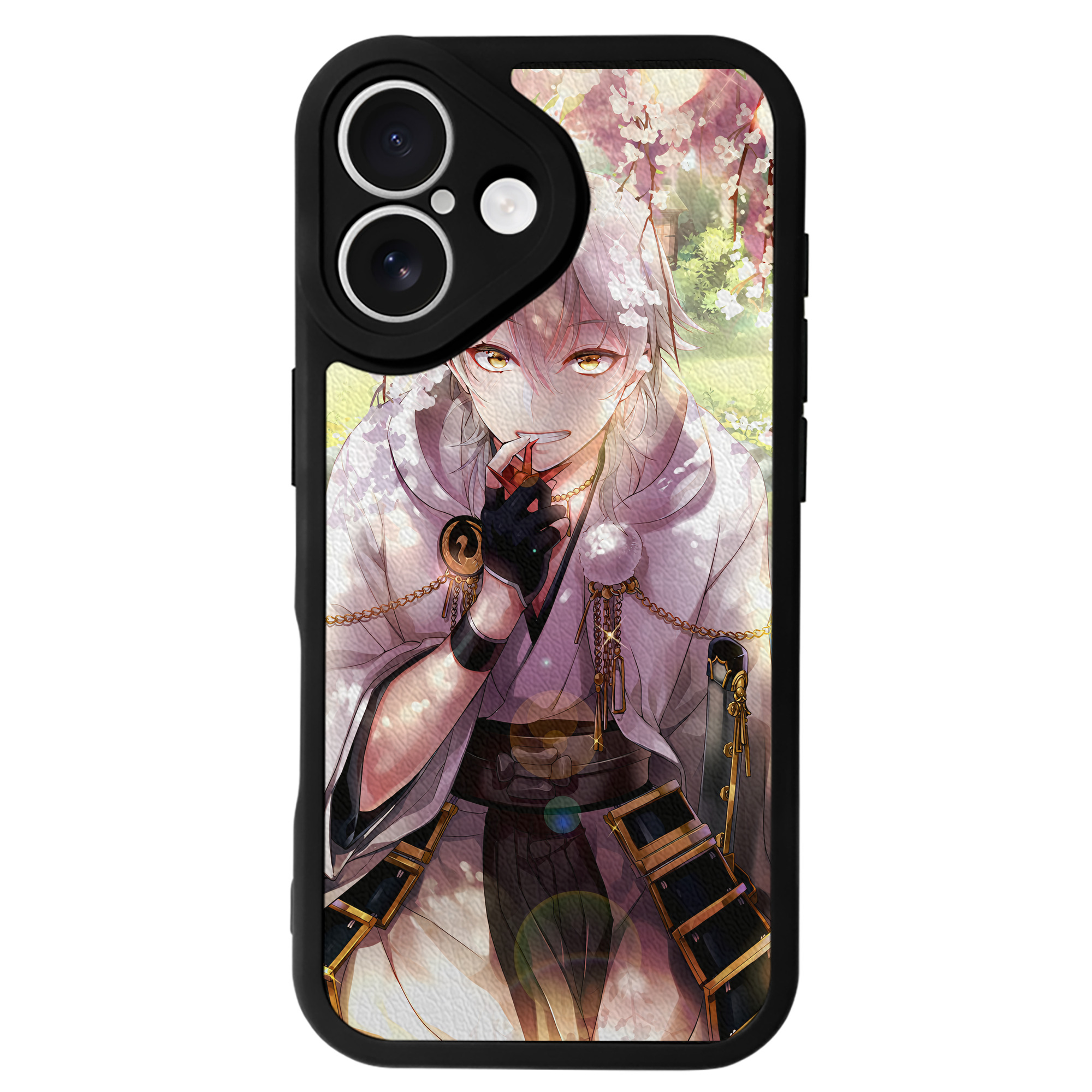 （画像用） 刀剣乱舞 Touken Ranbu 【iPhone 16シリーズ対応】シリコンスマホケース（レザー調） 材質：シリコン